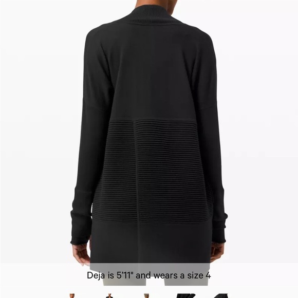 Lululemon Sit in Lotus Wrap Wool Cardigan - Picture 3 of 10